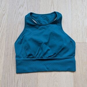 Lululemon Ebb To Train Bra Top Laguna